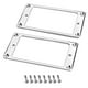 thumbnail image 3 of Bastidor inferior del anillo recolector humbucker de 2 piezas para lp guitarra eléctrica cromo, 3 of 3
