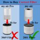 thumbnail image 2 of Pack de 2 filtros de reemplazo 2801 compatibles con Bissell MyAir, 2 of 3