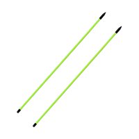 Magideal - Palos De Entrenamiento De Alineación De Golf Paquete De 2 Varillas De Práctica De Ayuda De Alineación De Golf De 48 Pulgadas , Verde