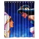 thumbnail image 1 of Cortina de ducha de la princesa Jasmine y Aladdin, juego de cortina de baño con ganchos, tamaño 60 x 72 pulgadas, 1 of 3