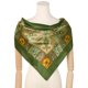 thumbnail image 2 of INSPIRE CHIC Pañuelo Cuadrado de Satén para Mujer 35" Grande Cachemira Simétrica Pañuelo de Seda para el Cabello Envoltura para Dormir Bandanas 90x90cm Verde, 2 of 6