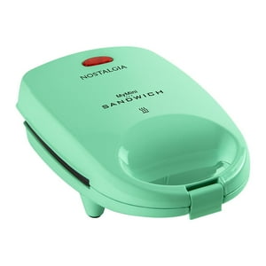 Mini Sandwichera Nostalgia Palcas Antiadherentes Turquesa
