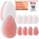 thumbnail image 1 of Esponja facial IMPRESA pack de 10 melocotón/blanco, grosor medio, 1 of 8