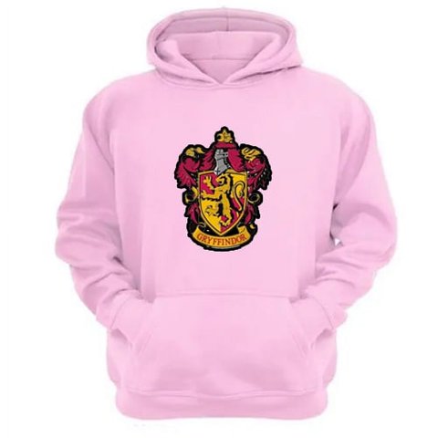 Genérico - Polerón Canguro Gryffindor Rosa Talla M Unisex