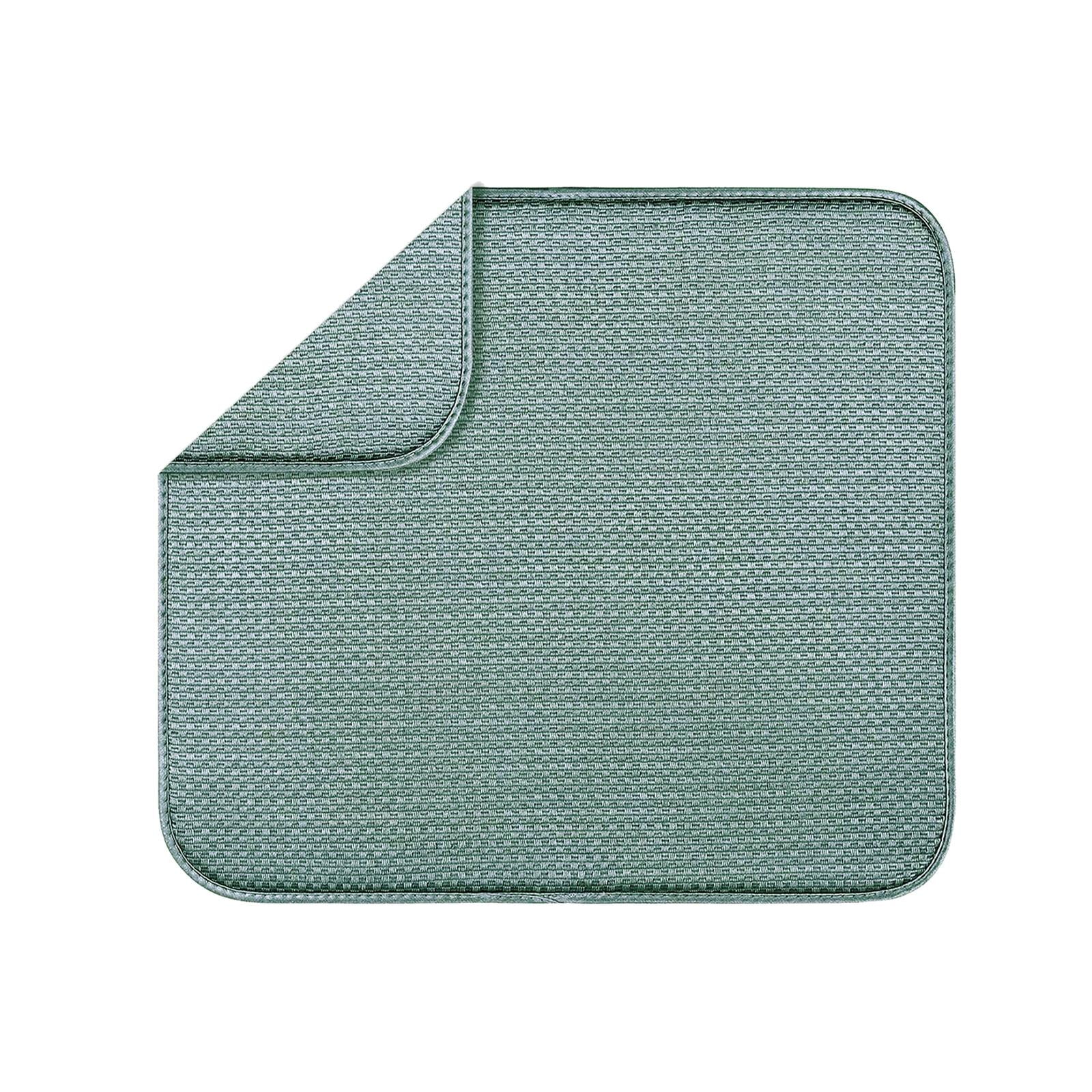 Bothyi - Alfombrilla De Secado Para Encimera De Cocina, Mantel Individual Para Fregadero, Alfombrilla De Secado Para Macetas, Verde