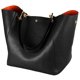 thumbnail image 1 of Bolso de mano Sqlp, tamaño grande, de diseño para mujer, color negro, 1 of 7