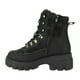thumbnail image 3 of Botín New Walk Militar Suede Negro, 3 of 5