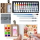 thumbnail image 1 of Kit mini portátil de pintura acuarela de 12 colores con pinceles, 1 of 7