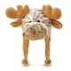 thumbnail image 1 of Gorro de peluche de alce marrón de DolliBu, desconcertado, animal de peluche de invierno, 1 of 3