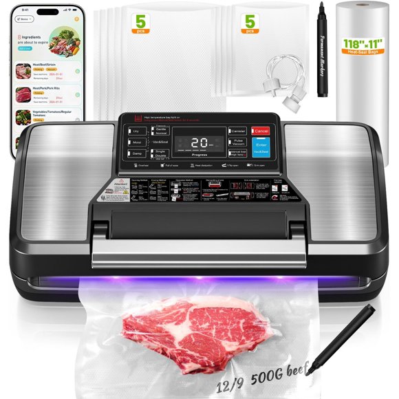 Selladora al vacío Gyreuni 95 kPa 230 W con app
