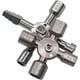 thumbnail image 2 of Llave de fontanero universal Daycount® Multi-Model 10 en 1, llave en cruz triangular para gabinetes de medidores de gas y electricidad, purga de radiadores, 2 of 7