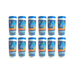 Pack 12 Dispensadores De Toallitas Desinfectantes Purity Eco , 50Unidades Por Dispensador