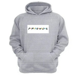 Genérico - Polerón Canguro Friends Gris Claro Talla S Unisex
