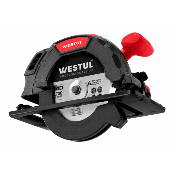 Sierra Circular 1200w Westul Profesional 185mm Hoja 24t 50hz
