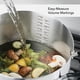 thumbnail image 4 of Olla Stockpot KitchenAid de acero inoxidable de 8 litros con tapa y marcas de medición, 4 of 9