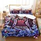 thumbnail image 1 of Anime Demon Slayer: Kimetsu no Yaiba Doma Bedding Set Single Twin Full Size Bed Set Adult Kid Bedroom Duvetcover Sets Bed Sheets, 1 of 5