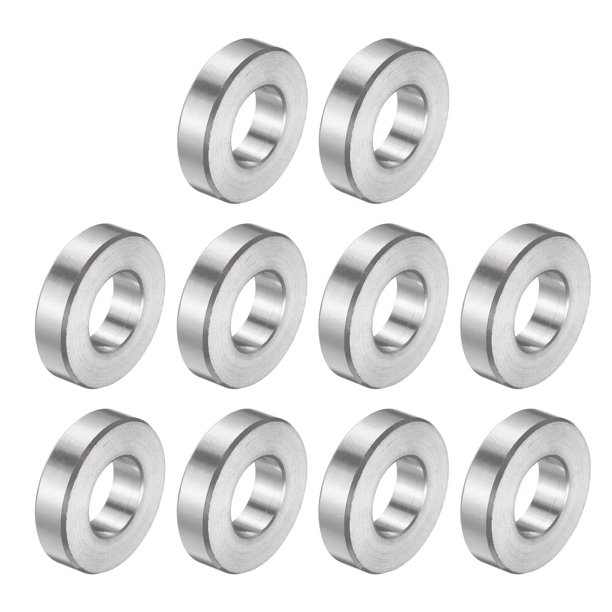 Uxcell paquete de 10 espaciadores de acero inoxidable 3/8" de diámetro interior x 3/4" de diámetro exterior x 3/16" de longitud