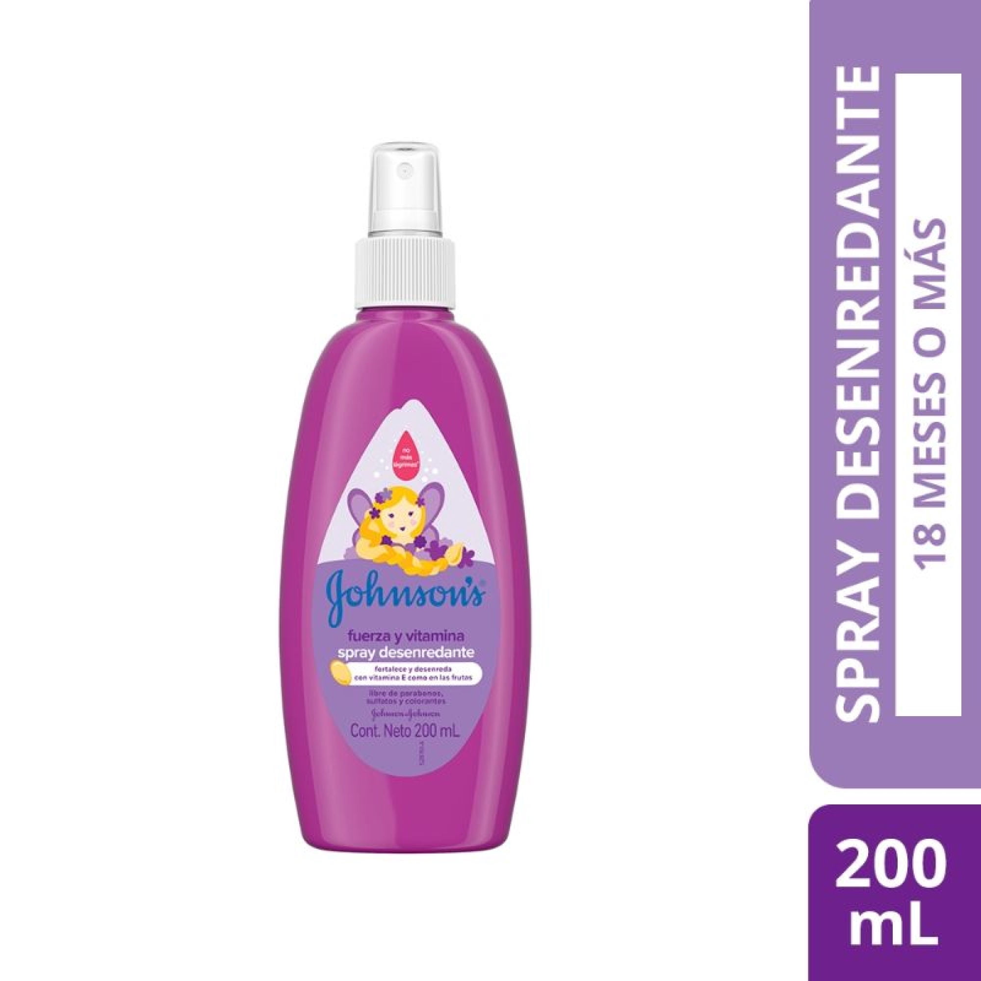 Spray Para Peinar Fuerza Y Vitamina 200 ml Johnson's Baby