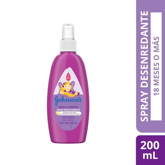 Spray Para Peinar Fuerza Y Vitamina 200 ml Johnson's Baby