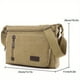 thumbnail image 1 of 1pc Men's Crossbody Messenger Bag Canvas Bag With Upgrade Thickened Canvas Material Messenger Bag Singel Shoulder Large Capacity Bag Large Capacity Multi-Pocket, 1 of 5