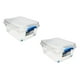 thumbnail image 1 of Pack 2 Cajas Organizadoras 15lts Wenco C/ Ruedas 18x30x40cm Transparente 15l Rollbox, 1 of 4