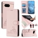 thumbnail image 1 of Funda tipo cartera FOXDOCK para Google pixel 8A con soporte, ranuras, RFID, diseño de gato, 1 of 5