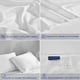 thumbnail image 5 of Sábanas Refrescantes ACCURATEX King Dividido Blanco 300 Hilos, 5 of 8
