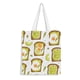 thumbnail image 1 of Toast Bread Bolso de tela con estampado de lienzo para mujer, bolsa de compras reutilizable y estética, con cremallera interior, regalo para mujer,40*40cm., 1 of 6