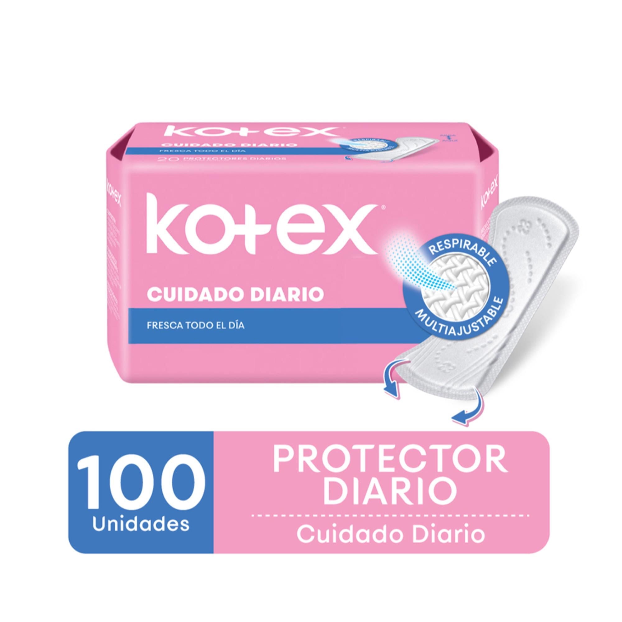 Protectores Femeninos Kotex Cuidado Diario