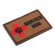 thumbnail image 1 of Servicio Perro Bordado Patch Costo-On Brazo Applique Insignia Al Aire Libre Marrón, 1 of 5