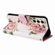thumbnail image 3 of FOXDOCK Funda Tipo Cartera Floral para Samsung Galaxy S25 FE ,Funda con Tapa de Cuero PU, Protección Antigolpes con Ranuras para Tarjetas y Soporte, 3 of 5