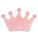 thumbnail image 1 of Cojín Fitlyiee 42 cm forma de corona rosa, 1 of 6