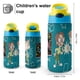 thumbnail image 2 of ChalkZone Botella de Agua con Tapa Pop Top de Un Toque, Acero Inoxidable, a Prueba de Fugas, para Deportes, Botella Infantil azul 12 oz, 2 of 6