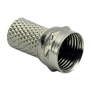 Genérico - Conector Coaxial Rg-6 Metálico De Alta Resistencia