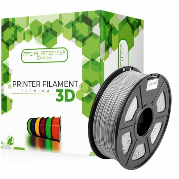 Filamento 3D PLA Seda Plata 1kg | Filamentos
