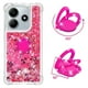 thumbnail image 2 of FOXDOCK Funda Glitter Líquida para Xiaomi Redmi Note 14 4G con Anillo Brillante, TPU Antichoques y Esquinas Reforzadas, Soporte, 2 of 6