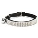 thumbnail image 3 of Collar Ajustable de Terciopelo con Campanilla C&Xanadu 28 cm Negro para Gato y Perro Pequeño, 3 of 5