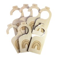 Magideal - 7 Uds. Divisores De Armario De Madera Organizan Fácilmente Ropa Para Niños Pequeños, Organizador De Tela, Organizadores De Tamaño De Tela, Regalos De