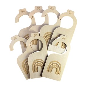 Magideal - 7 Uds. Divisores De Armario De Madera Organizan Fácilmente Ropa Para Niños Pequeños, Organizador De Tela, Organizadores De Tamaño De Tela, Regalos De