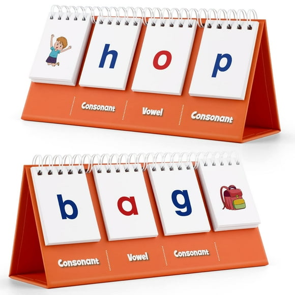 Tarjetas didácticas Aizweb CVC Word Builder Phonics Games Preescolar