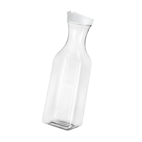 Bothyi - Jarra Para Jugo De 1500 Ml, Jarra Para Agua Fría Y Caliente Para Mesa De Comedor, Refrigerador, Limonada Cuadrada