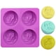 thumbnail image 1 of Moldes de silicona para jabón, molde de silicona de 4 cavidades con forma de media luna para jabón casero, loción, bombas de baño, arcilla polimérica y fabricación de velas con resina., 1 of 8