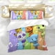 thumbnail image 5 of Fiesta de Palabras Conjunto de sábanas temático, trío de piezas, cómodo y amigable con la piel, diseño único, regalo de decoración para el hogar para familiares, amigos y fans, 90 cm * 190 cm, 5 of 6