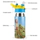 thumbnail image 3 of Jane y el dragón Botella de Agua con Tapa Pop Top de Un Toque, Acero Inoxidable, a Prueba de Fugas, para Deportes, Botella Infantil azul 12 oz, 3 of 6