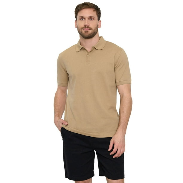 Polera Hombre Summer Jacquard Camel Corona