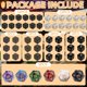 thumbnail image 2 of Set de Dados KLURXZGYPTH 90 piezas con contadores MTG y bolsa, 2 of 7