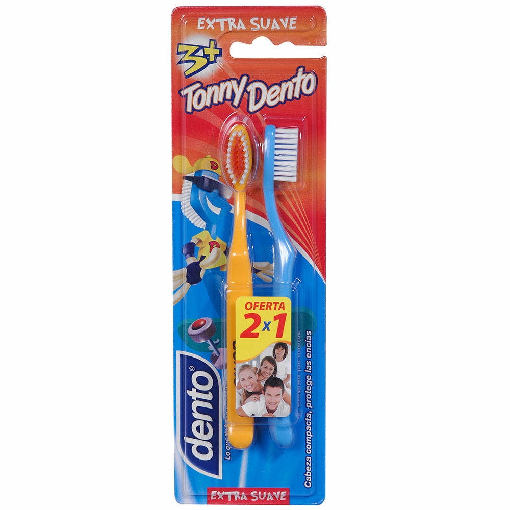 Cepillo De Dientes Niños Suave 2 Un Dento