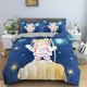 thumbnail image 1 of Cartoon Animal Duvet Cover Set Kids Lion Hippo Giraffe Pattern Bedding SetDuvet Cover Comforter Bed Set Quilt Cover Pillowcase, 1 of 5