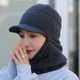 thumbnail image 4 of Gorro de punto para invierno, pasamontañas, cálido, para ciclismo, esquí, talla universal, resistente al viento, para clima frío., 4 of 5
