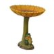thumbnail image 3 of Comedero de resina, estatuilla de estatua de resina, figura de jardín, estación de alimentación de cuenco de baño para pájaros de jardín para balcón, Rana 165x165x20cm, 3 of 5